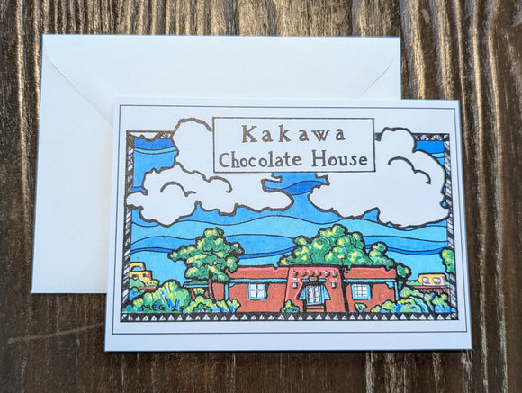 Kakawa Paseo Adobe House note card (Blank)